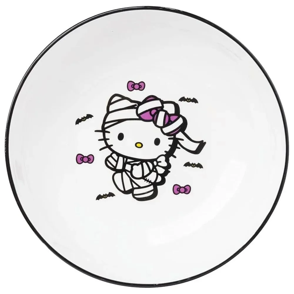 Set of 4 Sanrio Hello Kitty Halloween Spooky Coupe Ceramic Dinner Bowl, 9